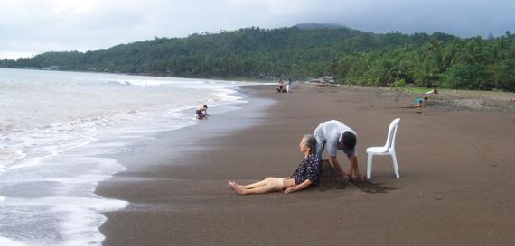 Nanay on the beach