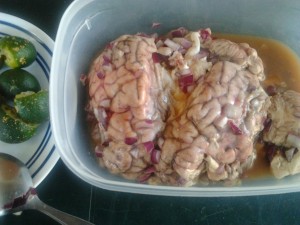 Raw Beef Brain Ceviche Kinilaw